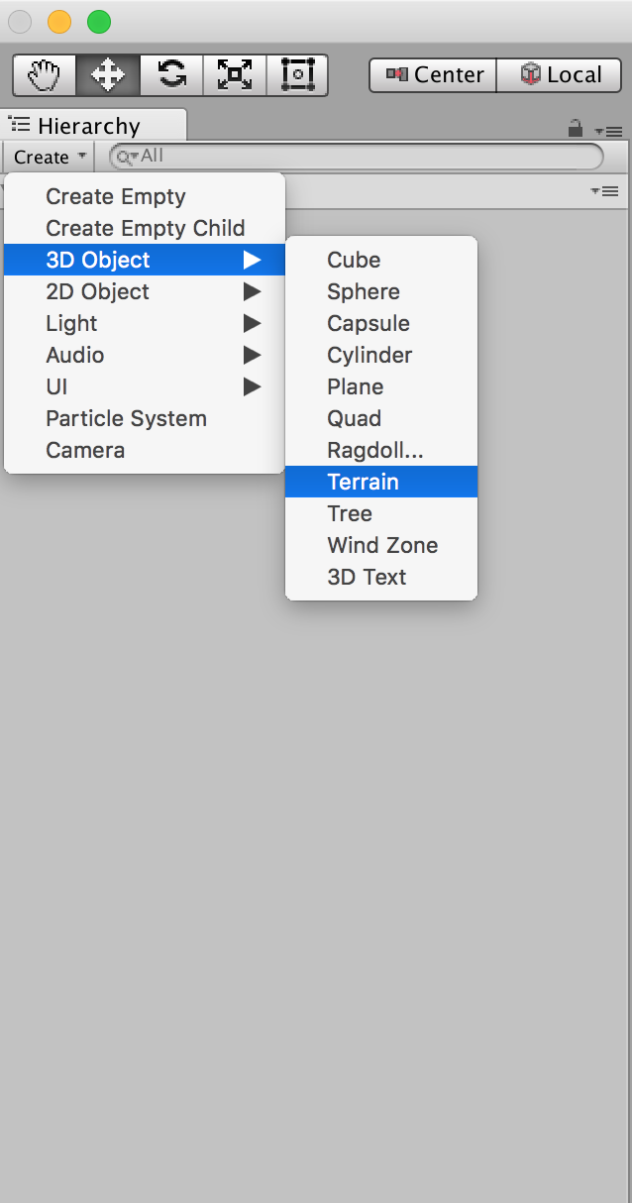 Add Terrain