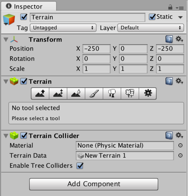 Terrain Position